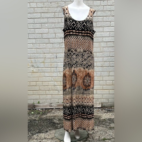 Cold water Creek floral sleeveless maxi dress. Brand new. SIZE XL - Picture 2 of 5
